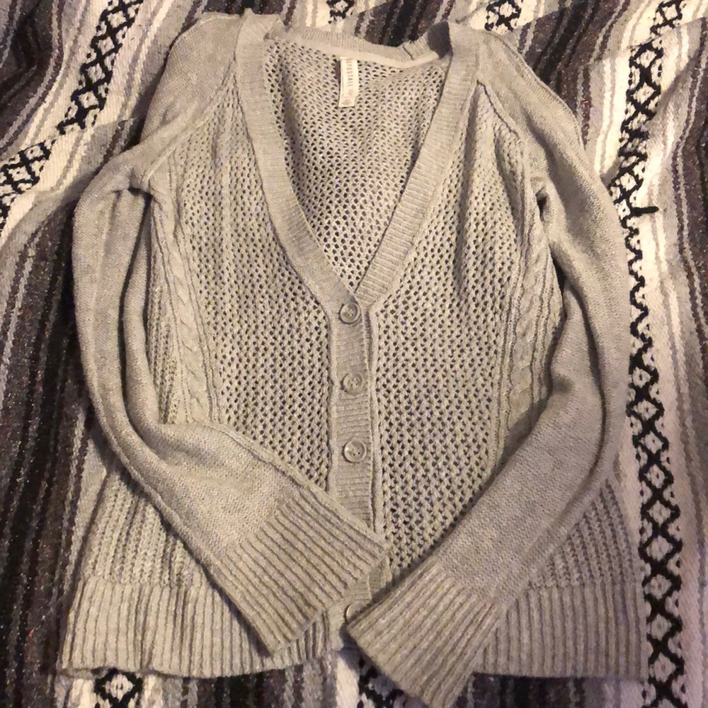 Gray Cardigan